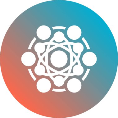 Çemberin modern simgesinin vektör illüstrasyonu