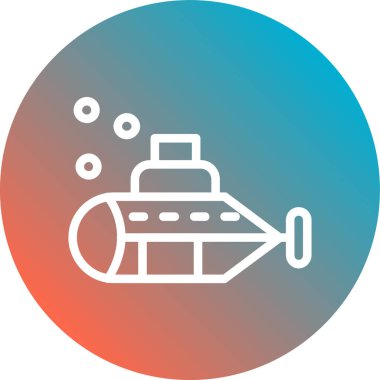 Tekne simgesinin vektör illüstrasyonu