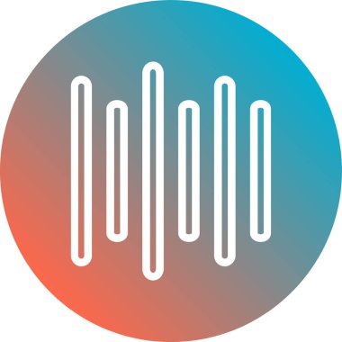 Müzik simgesi vektör illüstrasyonu