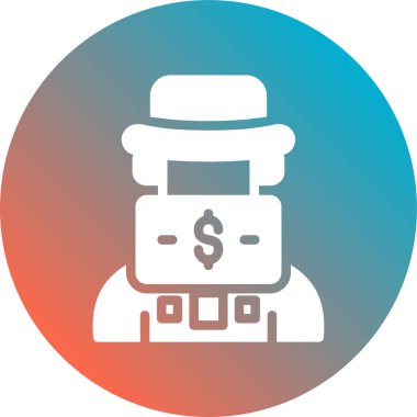 para çantası vektör simgesi