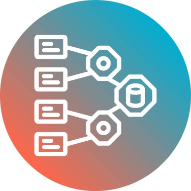 seo modern simgesinin vektör illüstrasyonu