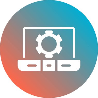 Ayarlama. Web simgesi basit illüstrasyon