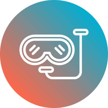 Tek bir simgenin vektör illüstrasyonu