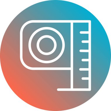 Modern b 'nin vektör illüstrasyonu kamera simgesinden yoksun