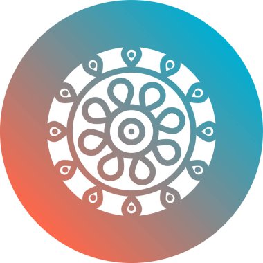 Çiçek deseninin güzel bir arka planının vektör çizimi.