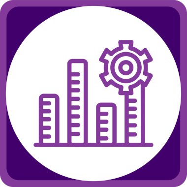 dişli simgesinin vektör illüstrasyonu