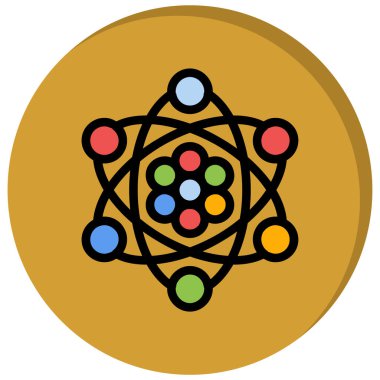 Renkli desenli bir arkaplanın vektör çizimi