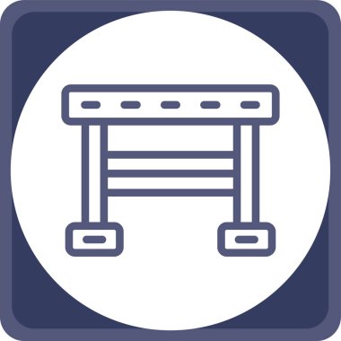 Modern b 'nin vektör illüstrasyonu eksik simgesi