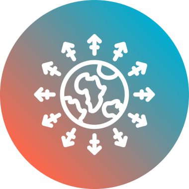 Yeryüzü ikonu vektör illüstrasyonuName