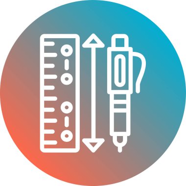 kalem simgesi vektör illüstrasyonu