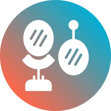 Mikrofon ve mikrofonun vektör çizimi