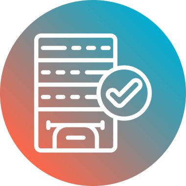 Belge simgesinin vektör illüstrasyonu