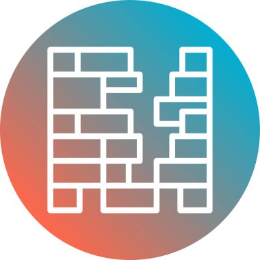 vektör oluşturma simgesi, basit illüstrasyon