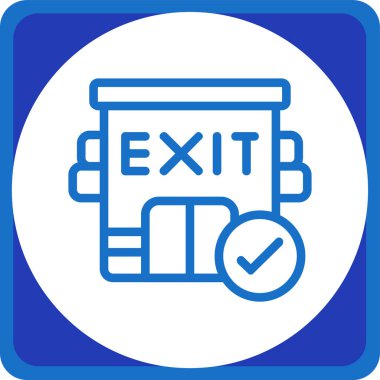 çıkış simgesi çizimi