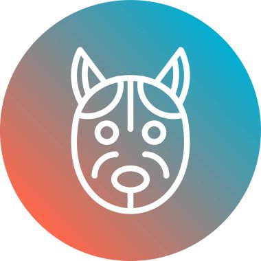 Bir simgenin vektör illüstrasyonu