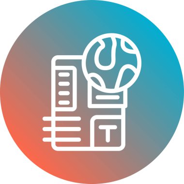 seo modern simgesinin vektör illüstrasyonu