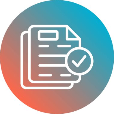 Dosya simgesinin vektör illüstrasyonu