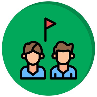 Modern insanların vektör illüstrasyonu