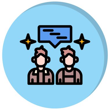 Müşteri desteği renk vektör illüstrasyonu