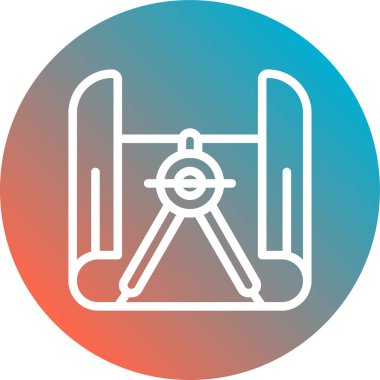 Modern simgenin vektör illüstrasyonu