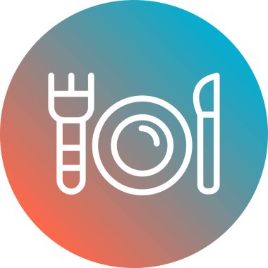 Gıda simgesinin vektör illüstrasyonu