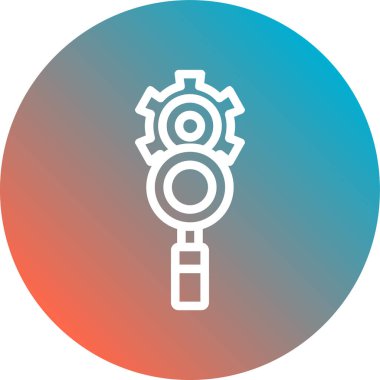 seo modern simgesinin vektör illüstrasyonu