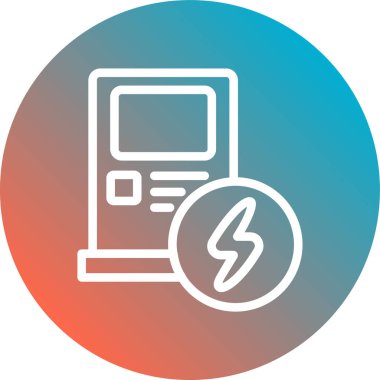 Dizüstü bilgisayar simgesi vektör çizimi