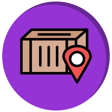 dağıtım haritası pin simgesi tam taslak biçimi