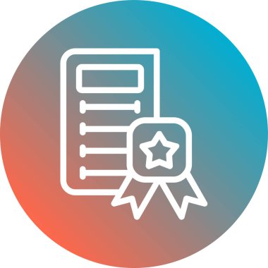 Rozet vektör çember simgesi tasarımı