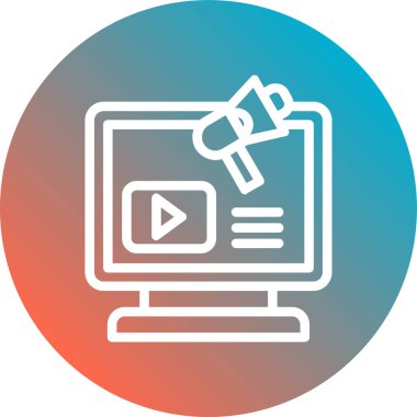 dizüstü bilgisayar simgesi, vektör illüstrasyonu