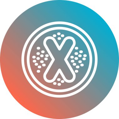 Çizgi Kar Tanesi simgesi beyaz arkaplanda izole edildi. Renkli taslak konsepti. Vektör.