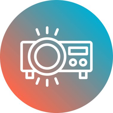 kamera simgesi vektör illüstrasyonu