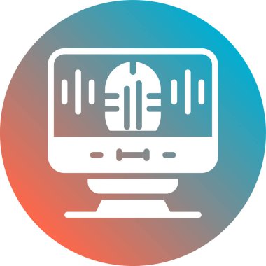 İnternet vektör simgesi modern basit illüstrasyon