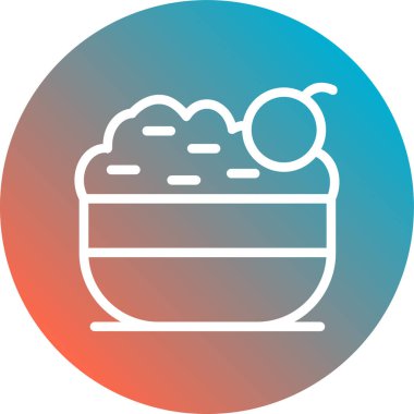 Yemek. simge simgesi vektör illüstrasyonu