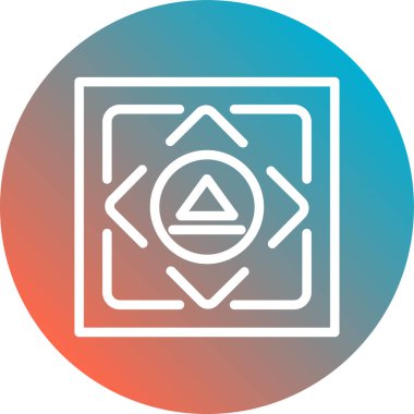 vektör pusula resimlemesi