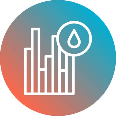 Petrol simgesinin vektör illüstrasyonu