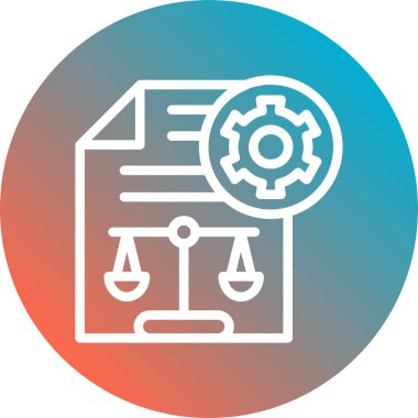 Uzun gölgeli bir dişlinin vektör simgesi