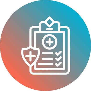 Pano düz simge vektör çizimi