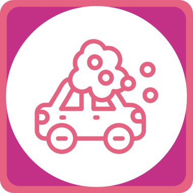 araba simgesi vektör illüstrasyonu