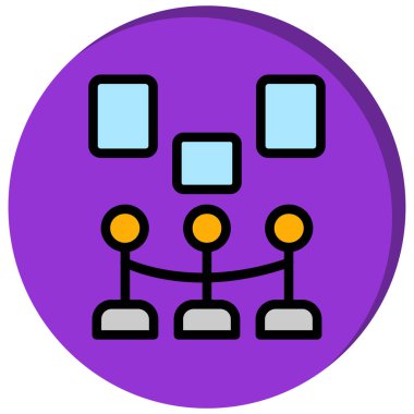 Şebeke. Web simgesi basit tasarım