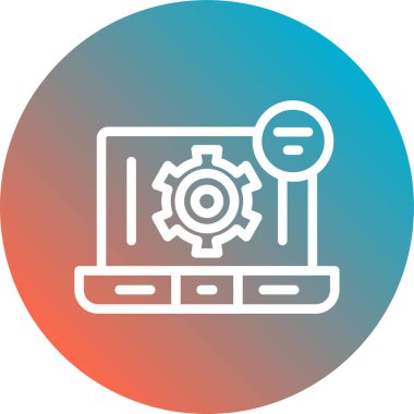 vector settings icon illustration