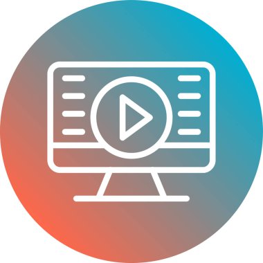 seo modern simgesinin vektör illüstrasyonu