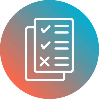 Belge. Web simgesi basit tasarım