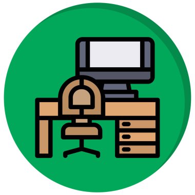 Yazıcı. Web simgesi basit illüstrasyon