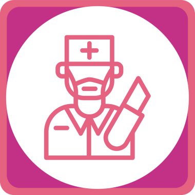 Doktor vektör satırı simgesi