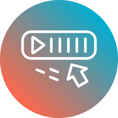 seo modern simgesinin vektör illüstrasyonu