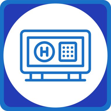 Bilgisayar. Web simgesi basit illüstrasyon