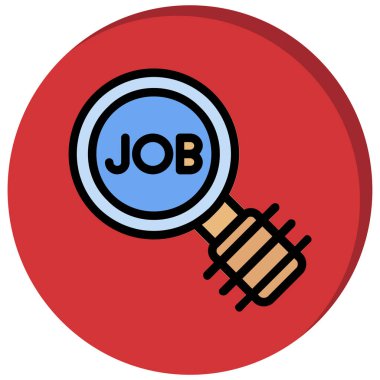 görev arama simgesi, düz biçim