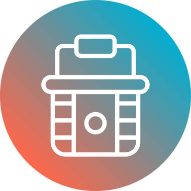 Pil simgesinin vektör illüstrasyonu