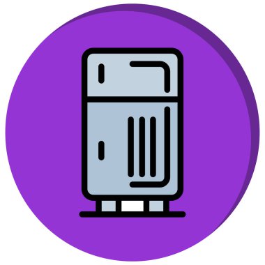 Pil. Web simgesi basit illüstrasyon